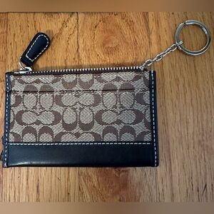 Coach ID/Card Holder Keychain